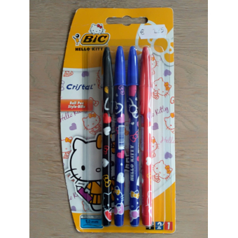 BIC Hello Kitty balpennen 4 stuks